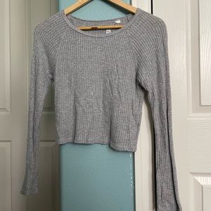 grey sweater